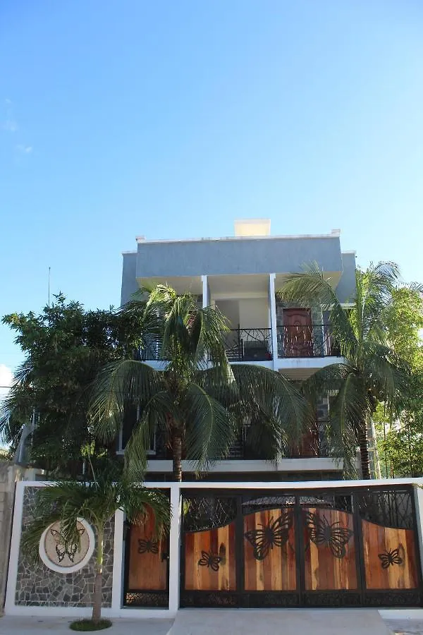 לינה וארוחת בוקר Las Mariposas Hotel טולום מקסיקו