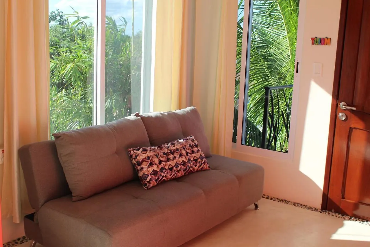 לינה וארוחת בוקר Las Mariposas Hotel טולום מקסיקו
